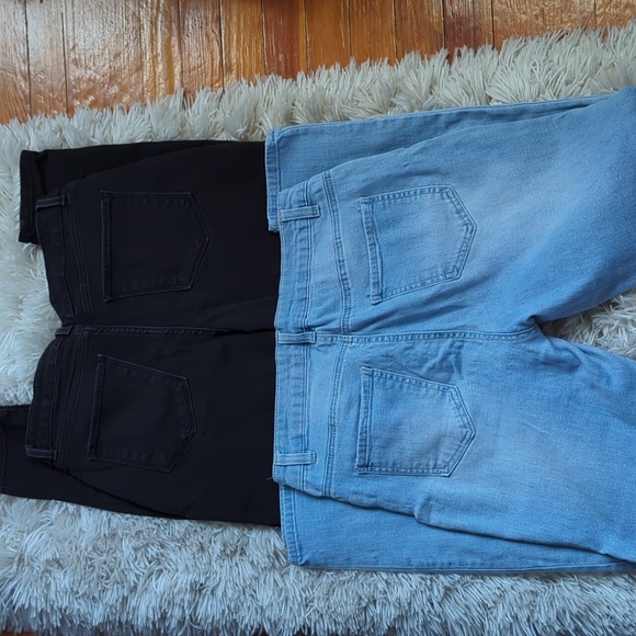 Women's Denim Jeans Black (15) & Light Blue (10) Straight Leg - Picture 2 of 3